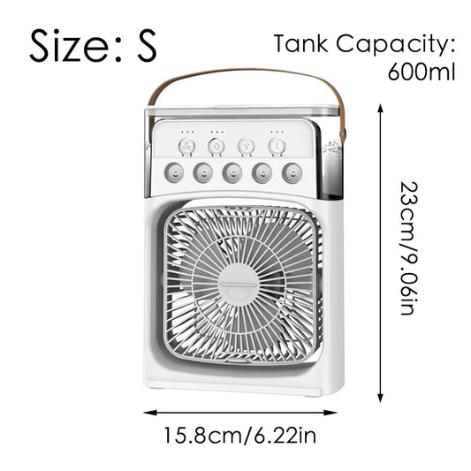 The "Coolest Table Buddy: A Mini Fan That's More Versatile Than Your Multi-talented Friend!"