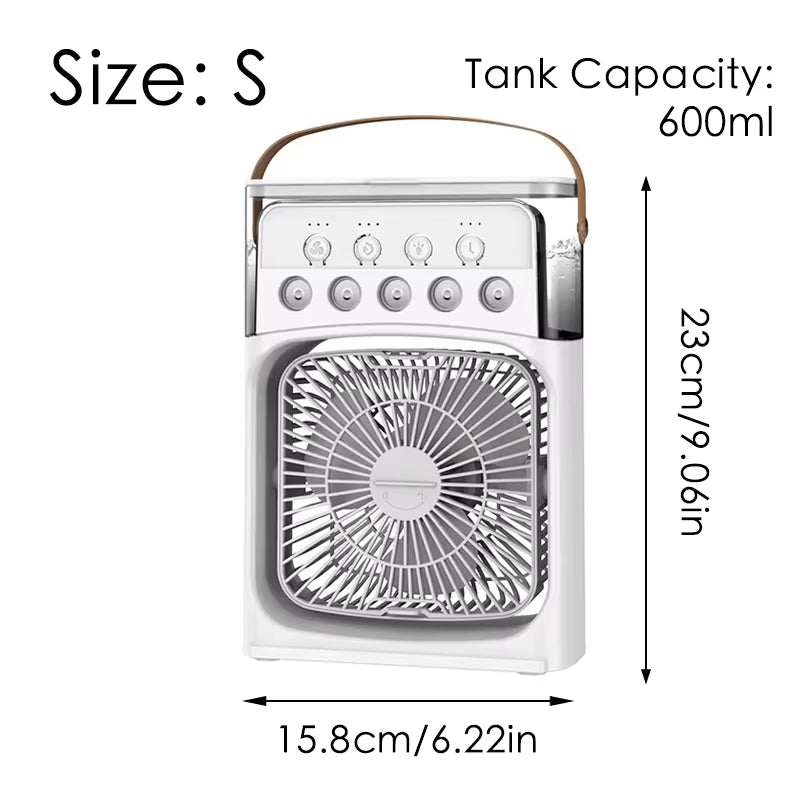 The "Coolest Table Buddy: A Mini Fan That's More Versatile Than Your Multi-talented Friend!"