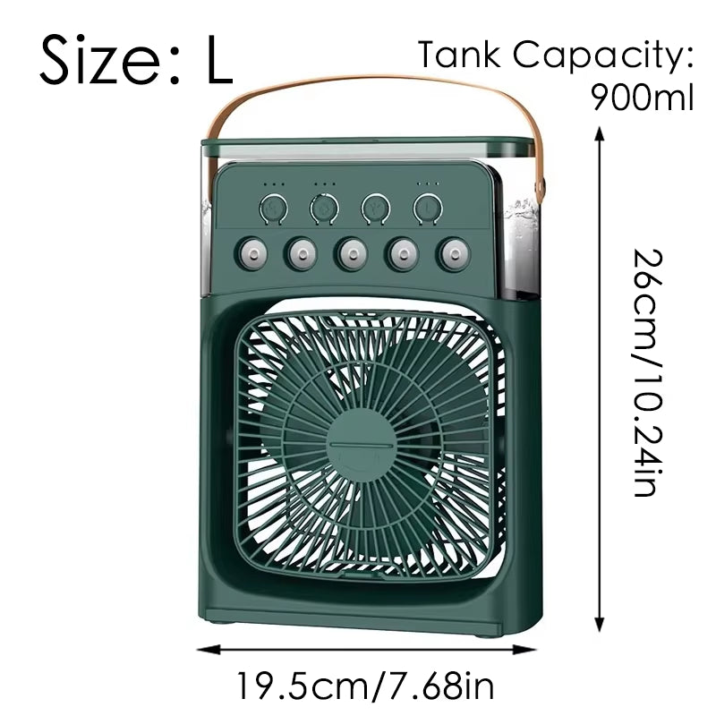 The "Coolest Table Buddy: A Mini Fan That's More Versatile Than Your Multi-talented Friend!"