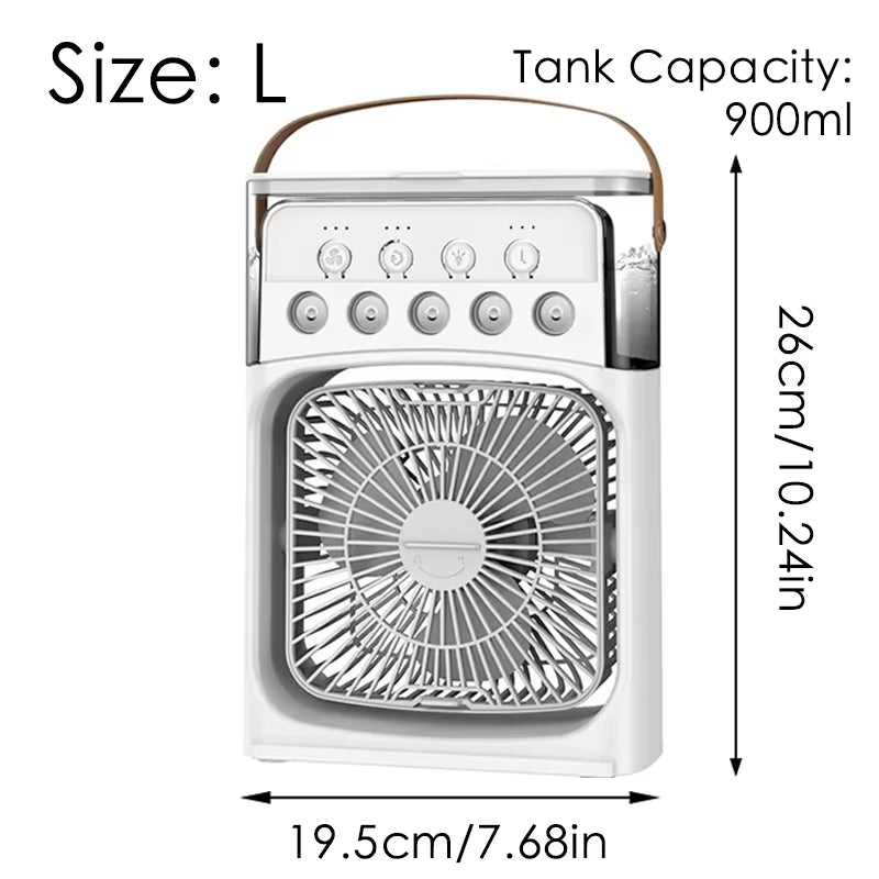 The "Coolest Table Buddy: A Mini Fan That's More Versatile Than Your Multi-talented Friend!"