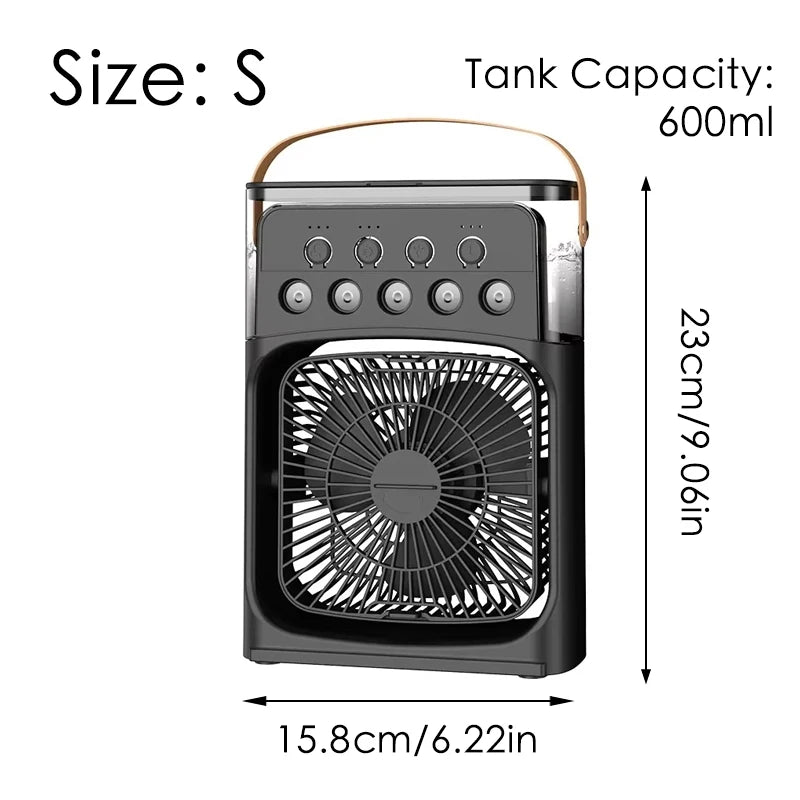 The "Coolest Table Buddy: A Mini Fan That's More Versatile Than Your Multi-talented Friend!"